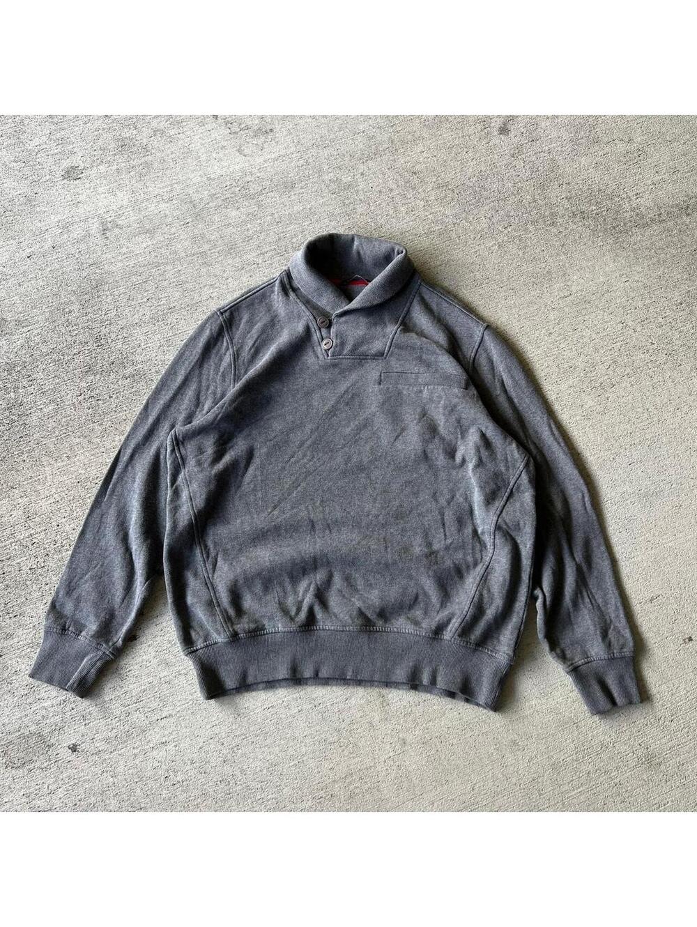 Sean John Buttoned Turtleneck Sweatshirt
